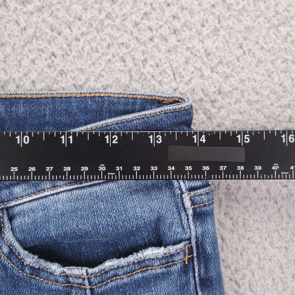 VERVET Jeans Size 26 Straight Ankle Split Hem Mid Rise Stretch Denim NEW - Picture 11 of 16